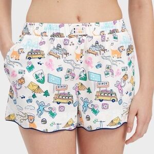 Roller Rabbit x Target Women’s Roadtrip Poplin Boxer Shorts